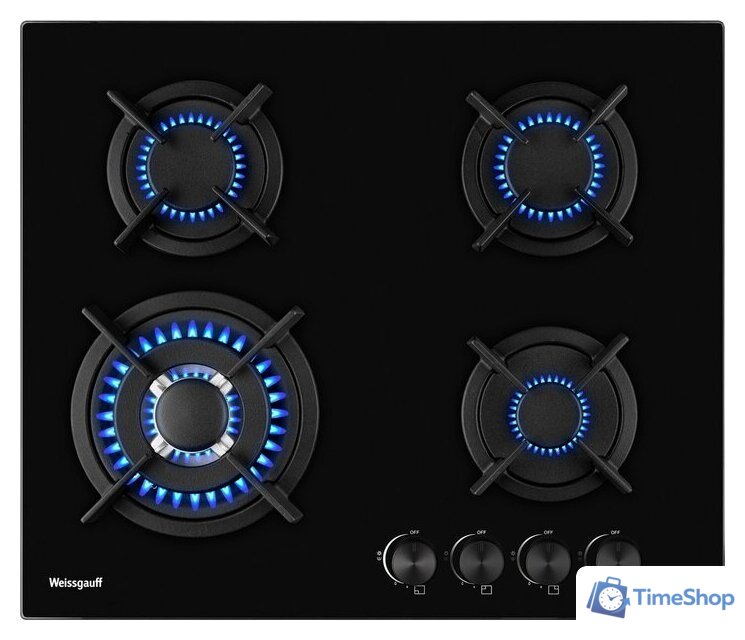 Варочная панель Weissgauff HGG 640 BGB - Изображение №1 — Интернет-магазин Time-Shop