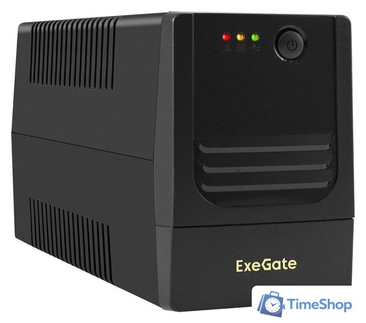 Источник бесперебойного питания ExeGate Power NB-650.LED.AVR.2SH.USB - Изображение №1 — Интернет-магазин Time-Shop