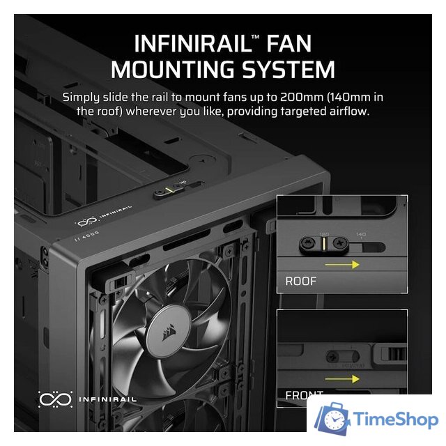Корпус Corsair Frame 4000D Wood RS CC-9011340-WW - Изображение №5 — Интернет-магазин Time-Shop