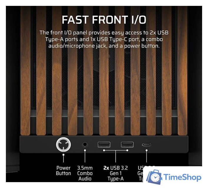 Корпус Corsair Frame 4000D Wood RS CC-9011340-WW - Изображение №9 — Интернет-магазин Time-Shop