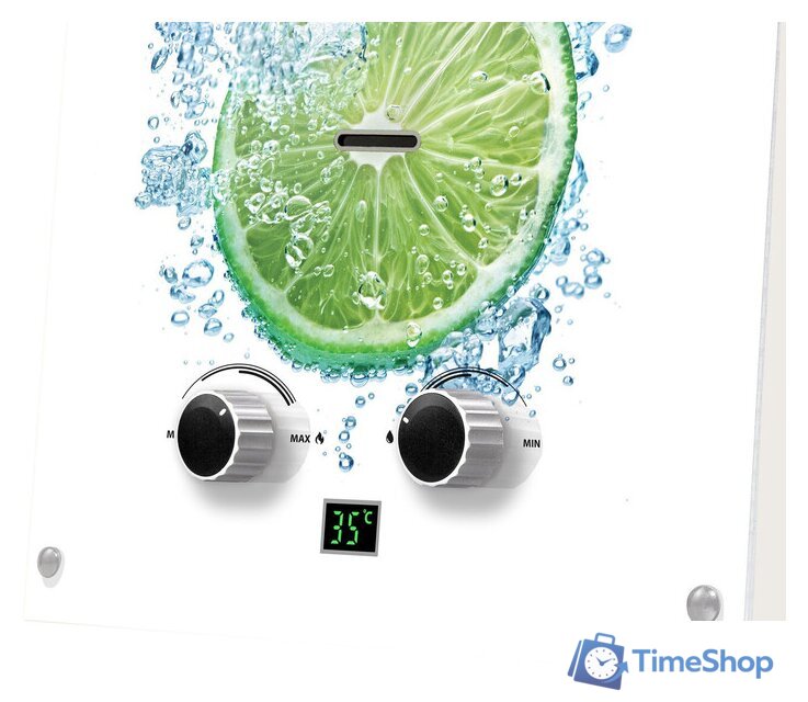 Газовая колонка Ballu GWH 10 Fiery Glass Lime - Изображение №6 — Интернет-магазин Time-Shop