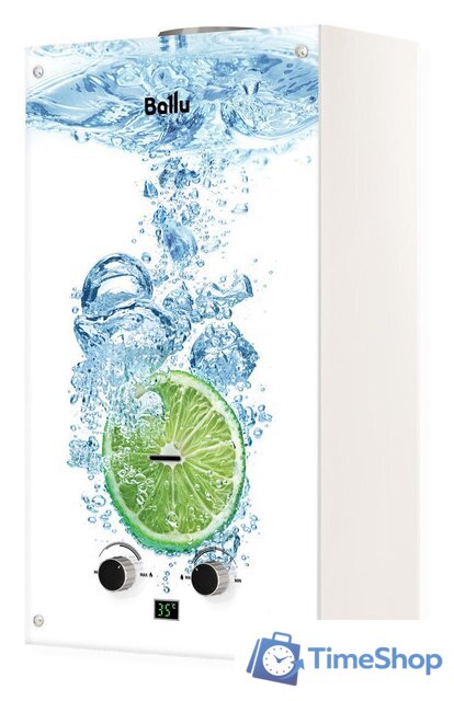 Газовая колонка Ballu GWH 10 Fiery Glass Lime - Изображение №1 — Интернет-магазин Time-Shop