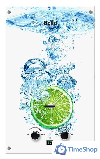 Газовая колонка Ballu GWH 10 Fiery Glass Lime - Изображение №2 — Интернет-магазин Time-Shop