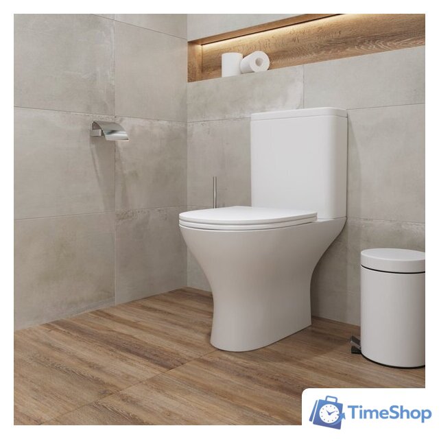 Унитаз напольный Lauter W224 2110224 + гигиенический душ Rainix 21LT7712BM (горизонтальный выпуск) - Изображение №19 — Интернет-магазин Time-Shop