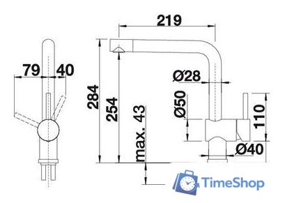 Смеситель Blanco Linus-F (хром) - Изображение №5 — Интернет-магазин Time-Shop