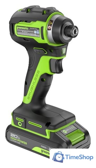 Винтоверт Greenworks ID3170 3804907CUC (с 2-мя АКБ) - Изображение №7 — Интернет-магазин Time-Shop