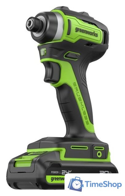Винтоверт Greenworks ID3170 3804907CUC (с 2-мя АКБ) - Изображение №2 — Интернет-магазин Time-Shop
