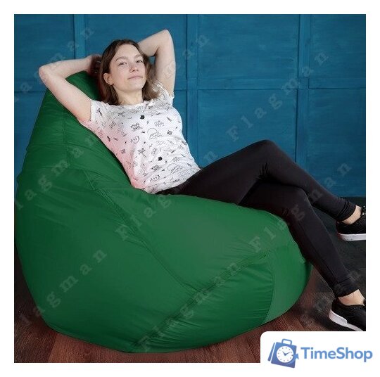 Кресло-мешок Flagman Груша Мега Г3.1-04 (зеленый) - Изображение №11 — Интернет-магазин Time-Shop