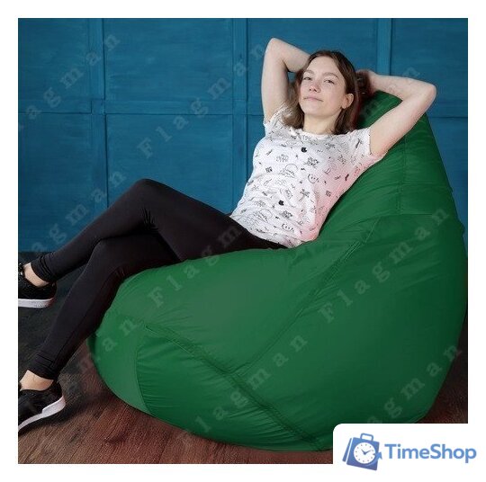 Кресло-мешок Flagman Груша Мега Г3.1-04 (зеленый) - Изображение №12 — Интернет-магазин Time-Shop
