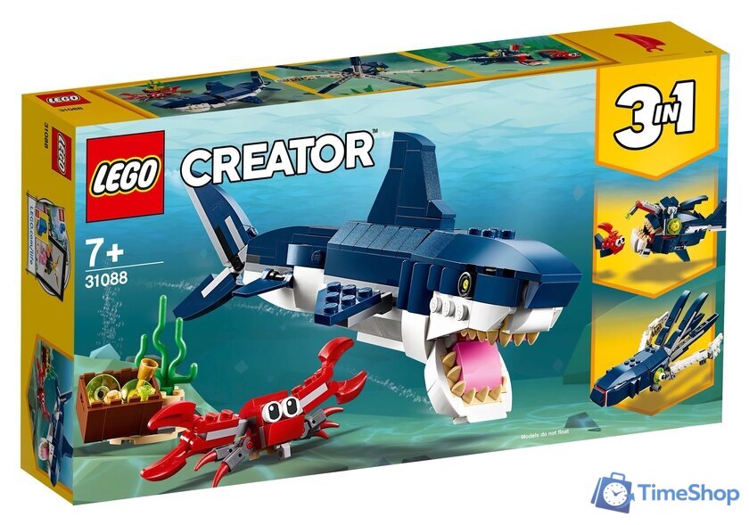 Конструктор LEGO Creator 31088 Обитатели морских глубин - Изображение №1 — Интернет-магазин Time-Shop