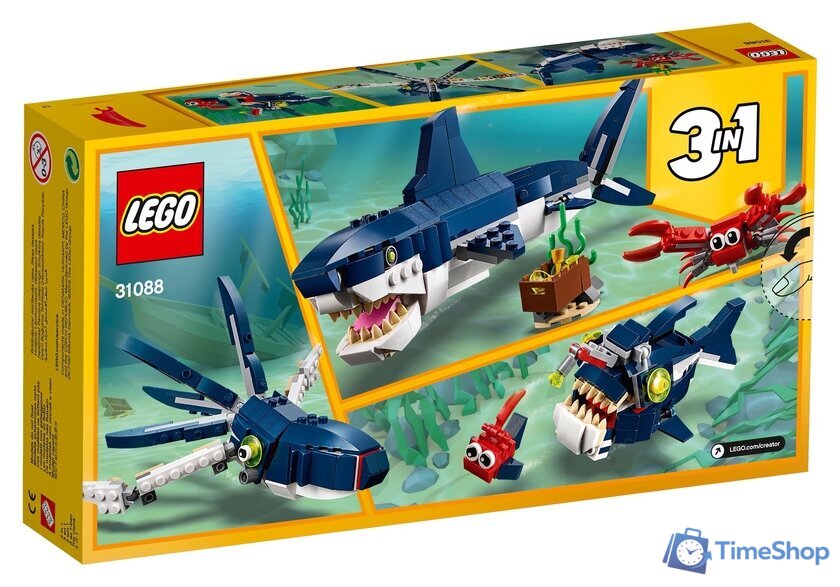 Конструктор LEGO Creator 31088 Обитатели морских глубин - Изображение №2 — Интернет-магазин Time-Shop