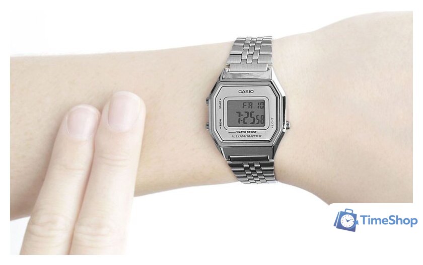 Наручные часы Casio LA680WEA-7 - Изображение №6 — Интернет-магазин Time-Shop