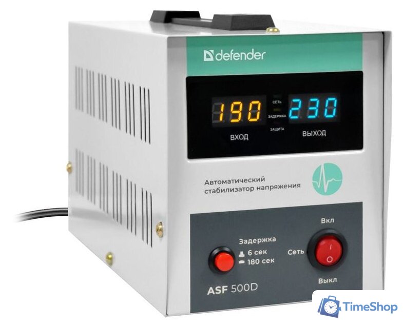 Стабилизатор напряжения Defender ASF 500D - Изображение №3 — Интернет-магазин Time-Shop