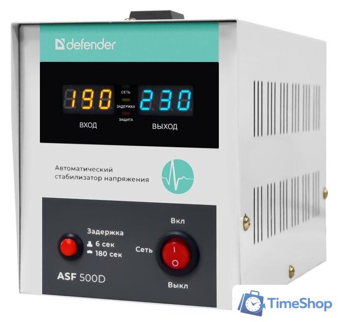 Стабилизатор напряжения Defender ASF 500D - Изображение №2 — Интернет-магазин Time-Shop