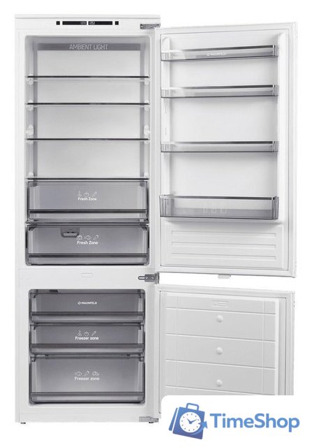 Холодильник MAUNFELD MBF193NFW1GR - Изображение №1 — Интернет-магазин Time-Shop