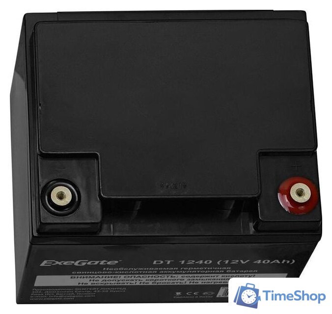 Аккумулятор для ИБП ExeGate DT 1240 (12В, 40 А·ч) - Изображение №3 — Интернет-магазин Time-Shop
