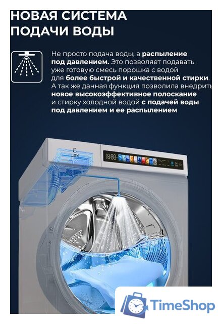 Стирально-сушильная машина LEX LWM 10612 WHID Magna - Изображение №8 — Интернет-магазин Time-Shop