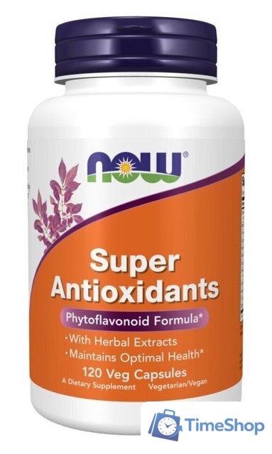 БАД Now Foods Super Antioxidants (120 капсул) - Изображение №1 — Интернет-магазин Time-Shop