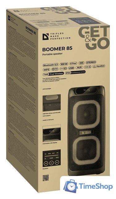 Беспроводная колонка Defender Boomer 85 - Изображение №10 — Интернет-магазин Time-Shop