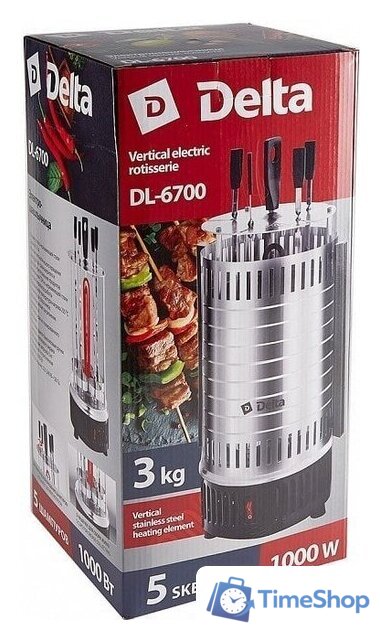 Электрошашлычница Delta DL-6700 - Изображение №4 — Интернет-магазин Time-Shop