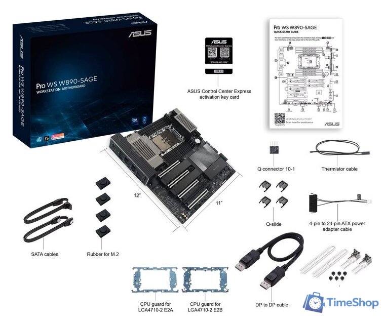 Материнская плата ASUS Pro WS W890-SAGE - Изображение №7 — Интернет-магазин Time-Shop