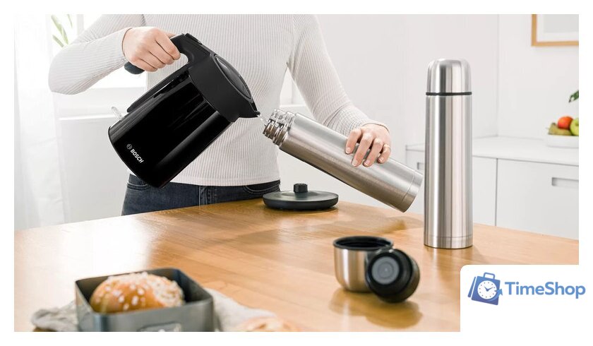 Электрический чайник Bosch TWK7L463 - Изображение №5 — Интернет-магазин Time-Shop