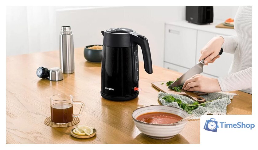 Электрический чайник Bosch TWK7L463 - Изображение №8 — Интернет-магазин Time-Shop