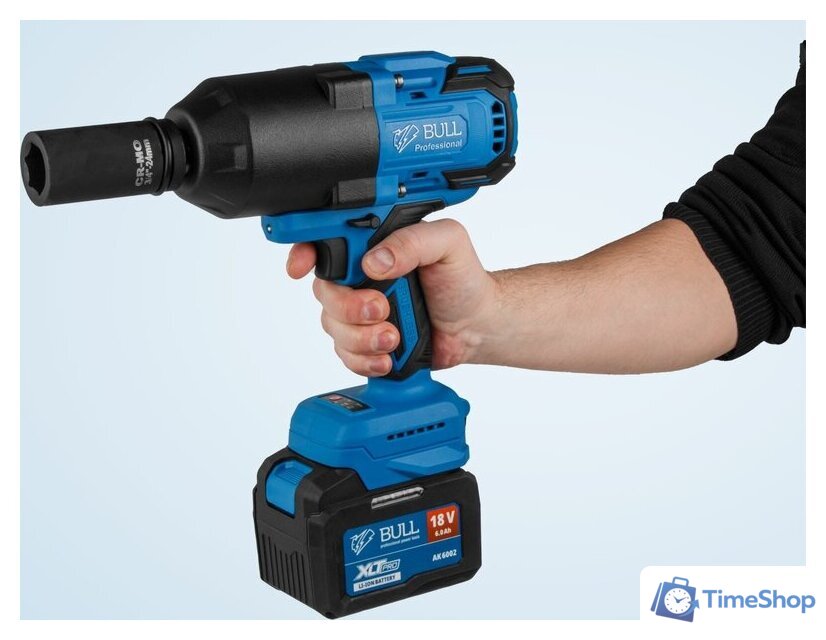Гайковерт Bull SC 1810 1329727 (с 2-мя АКБ, кейс) - Изображение №6 — Интернет-магазин Time-Shop
