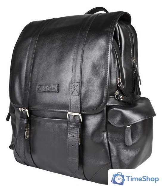 Городской рюкзак Carlo Gattini Montalbano Classico 3097-01 (черный) - Изображение №1 — Интернет-магазин Time-Shop