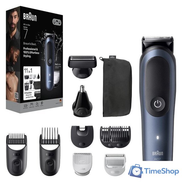 Универсальный триммер Braun AIO7540 - Изображение №7 — Интернет-магазин Time-Shop
