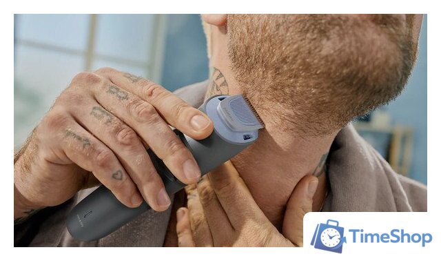 Триммер для бороды и усов Philips Beard Trimmer 3000 Series BT3617/15 - Изображение №7 — Интернет-магазин Time-Shop