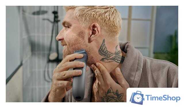 Триммер для бороды и усов Philips Beard Trimmer 3000 Series BT3617/15 - Изображение №5 — Интернет-магазин Time-Shop