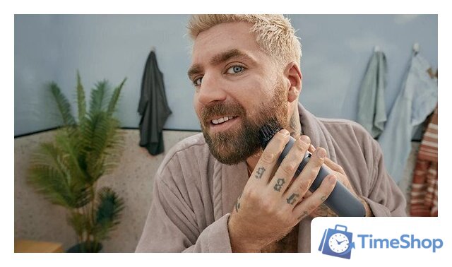 Триммер для бороды и усов Philips Beard Trimmer 3000 Series BT3617/15 - Изображение №6 — Интернет-магазин Time-Shop