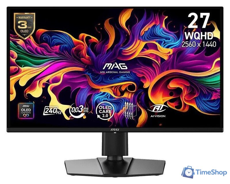 Игровой монитор MSI MAG 274QP QD-OLED X24 - Изображение №1 — Интернет-магазин Time-Shop