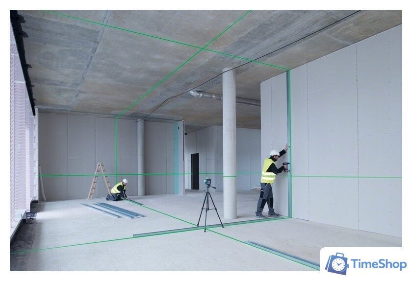 Лазерный нивелир Bosch GLL 3-80 CG Professional (с держателем BM 1) - Изображение №5 — Интернет-магазин Time-Shop