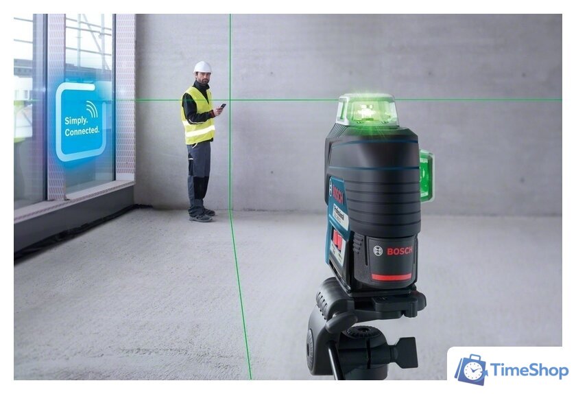 Лазерный нивелир Bosch GLL 3-80 CG Professional (с держателем BM 1) - Изображение №4 — Интернет-магазин Time-Shop