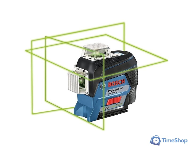 Лазерный нивелир Bosch GLL 3-80 CG Professional (с держателем BM 1) - Изображение №2 — Интернет-магазин Time-Shop
