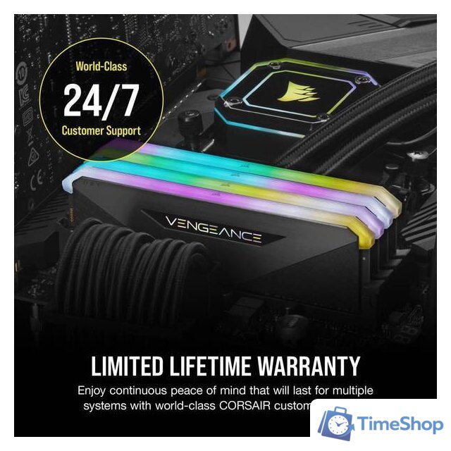 Оперативная память Corsair Vengeance RGB RT 2x16ГБ DDR4 3200 МГц CMN32GX4M2Z3200C16 - Изображение №2 — Интернет-магазин Time-Shop