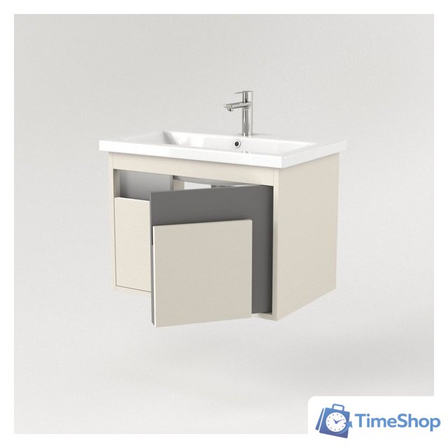  Дабер Тумба под умывальник 016 WeltWasser Deilbach 7517-70 Т16.7W.0.19_light (с подсветкой, бежевый/серый) - Изображение №3 — Интернет-магазин Time-Shop