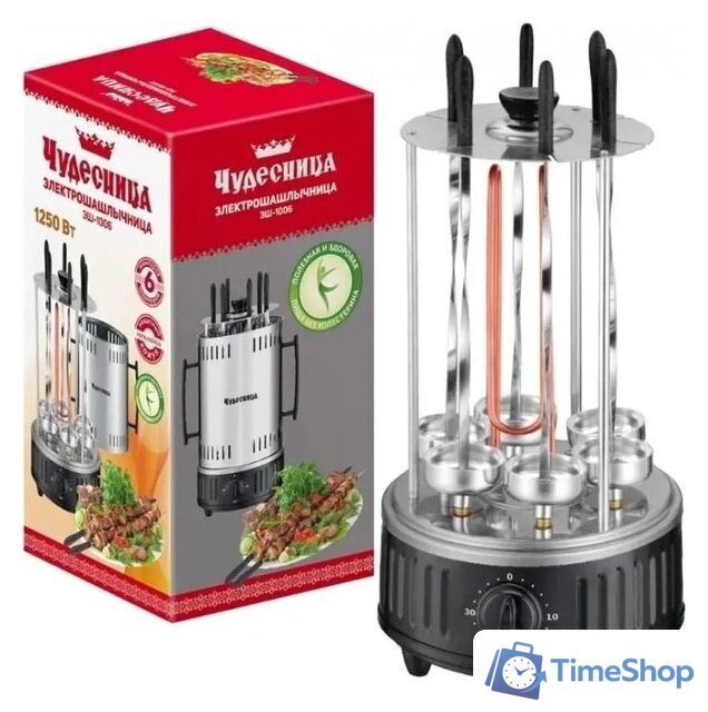 Электрошашлычница Чудесница ЭШ-1006 - Изображение №3 — Интернет-магазин Time-Shop