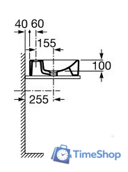 Умывальник Roca Diverta 32711G000 - Изображение №3 — Интернет-магазин Time-Shop