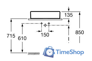 Умывальник Roca Diverta 32711G000 - Изображение №5 — Интернет-магазин Time-Shop