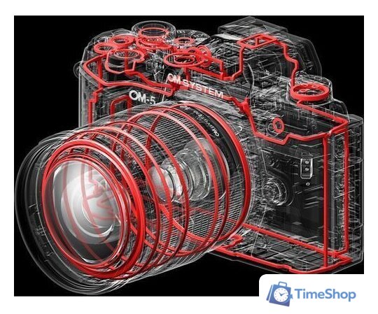 Беззеркальный фотоаппарат Olympus OM-5 Body (черный) - Изображение №5 — Интернет-магазин Time-Shop