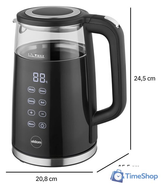 Электрический чайник Eldom C530 - Изображение №3 — Интернет-магазин Time-Shop