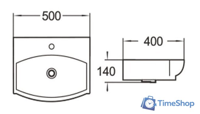 Умывальник SantiLine SL-2024 - Изображение №2 — Интернет-магазин Time-Shop