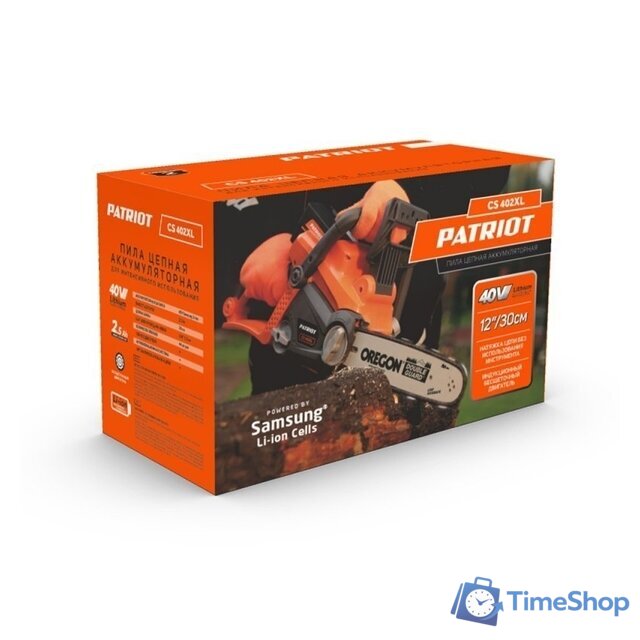 Аккумуляторная пила Patriot СS 402XL 220201402 (c 1-м АКБ) - Изображение №14 — Интернет-магазин Time-Shop