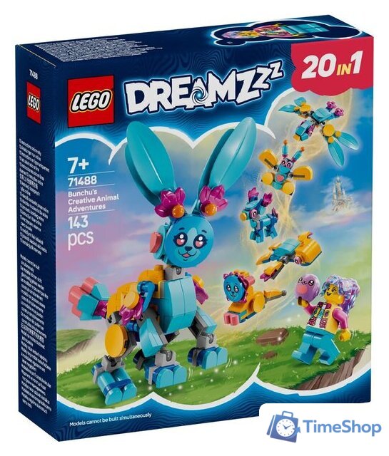 Конструктор LEGO DREAMZzz Творческие животные приключения Бунчу 71488 - Изображение №1 — Интернет-магазин Time-Shop