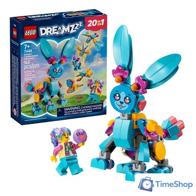 Конструктор LEGO DREAMZzz Творческие животные приключения Бунчу 71488 - Изображение №3 — Интернет-магазин Time-Shop