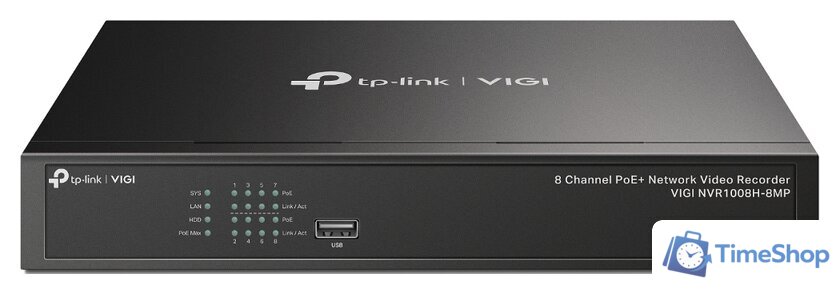 Сетевой видеорегистратор TP-Link Vigi NVR1008H-8MP - Изображение №1 — Интернет-магазин Time-Shop