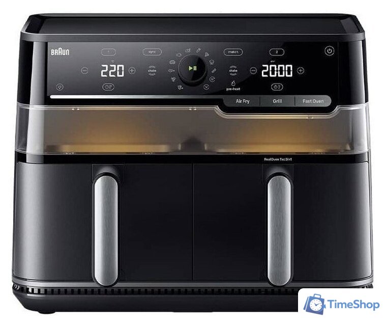 Аэрогриль (аэрофритюрница) Braun TwinCook 5 TD5073IBK - Изображение №1 — Интернет-магазин Time-Shop